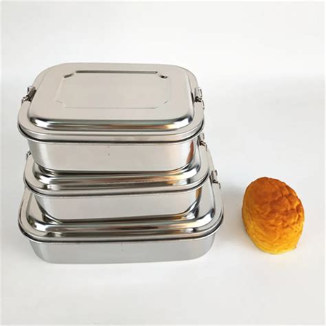 bulk metal lunch boxes|metal lunch box with compartments.